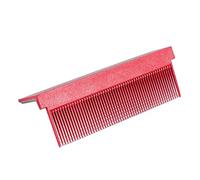 aqxreight Flat Iron Comb Straightening Comb Attachment Plastic DIY Accessory for Women Salon Hair Home Skin Color This for Allowing to Flat Iron CombStraightening (Red)