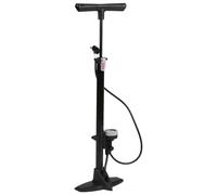 aqxreight Floor Pump Tire Inflator with Cycle Bike Air Pump 75cm Hose Inflation 360 Pivot Valves Between Easily Switch Any Schrader Design Leaks Floor PumpBike Tyre