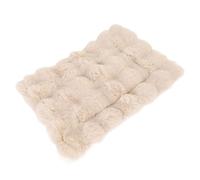 aqxreight Fluffy Pet Bed Mat Ultra Soft Comfort Keep Warm Plush Dog Kennel Mat Bed Pad for Dogs Cats L: 50x68cm (S)