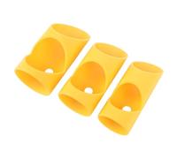 aqxreight Foam Pipe Cutter Tool 3PCS Set ABS Insulation Cutting Fixture for Precise Alignment HVAC Plumbing Industrial Commercial DIY (Yellow)