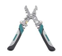 aqxreight Foldable Wire Stripper Tool Quick-Change Locking Design for 8-16AWG Wires, Cr V Steel Construction for Durability, Multi-Function Stripping and Crimping Pliers for Electrical Work