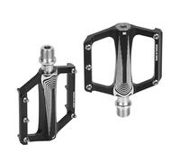aqxreight Folding Bike Pedals Aluminium Alloy Flat Platform Pedals Mountain Bike Cycle Road Each Provide Nails Secure the Durable （267g/0 6 Material and Steel a and