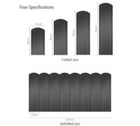 aqxreight Folding Stove Windscreen 8 Plates Galvanized Camping Cooker Stove Windshield with Storage Bag Quicker Times Leading Significant Savings Heat Cooking Windscreen Enhances and (30cm)