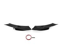 aqxreight Front Bumper Splitter Spoiler Lip Cover for E90M LCI Sedan with M Tech Bumper 2009 2012, ABS Plastic Replacement Lip