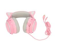 aqxreight Gaming Headset Cat Ear Headphone 3 Sound Effect Ergonomic with Microphone for Kids Adults Will More Light to Gaming with Cat The Lovely Colour Together Design Switch