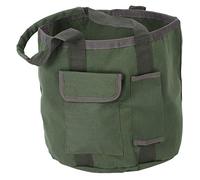 aqxreight Garden Tool Bag with Large Capacity Gardening Tool Pouch for Farming, Planting & Weeding Portable Foldable Bucket Holder with Side Pockets