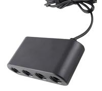 aqxreight GC Controller Adapter 4 Ports 3 in Game Controller Adapter with Turobo Function for for PC Allowing to You Four Up Contro GC Adapter3 in