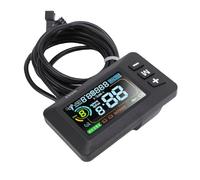 aqxreight GD02 Electric Bike LCD Display Color Screen Control Panel with Universal Fit for 22.2mm Handlebars Cycling Computer for E-Bikes and Scooters SM Cable Compatible