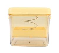 aqxreight Greek Yogurt Strainer PS HIPS Rectangular Homemade Cheese Yogurt Maker Filter Whey Separator with Ultra Fine Mesh for Home Yellow Steel a and and from The Greek (Yellow)