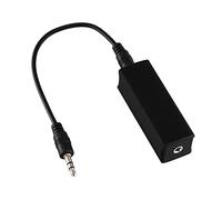 aqxreight Ground Loop Noise Isolator, Eliminate Buzzing Noise for Car Home Stereo, with 3.5mm Cable