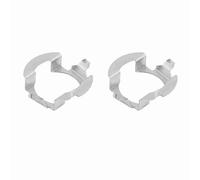 aqxreight H7 LED Adapter Retainer H7 LED Headlight Adapter Holder H7 Bulb Adapter for B Class ML Class Chery Riich G5 SAAB D5 X55 X25 X65 with Metal Locking Ring