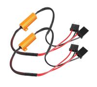 aqxreight H7 LED Decoders 2Pcs Car Headlight Load Resistor Anti Hyper Flash No Error Coding Compatible with LED Lights Plug and Play Installation
