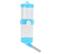 aqxreight Hamster Bottle 250ML No Drip Proof Drinking Dispenser for Small Animals, Stainless Steel Inlet, Hanging & Mountable, Safe PP Material for Hamsters Rabbits (125ML)