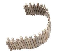 aqxreight Hamster Wooden Fence Rat Ladder Bridge Toy Wood Ladder Hideout for Small Animals60CM Fence Type Friendly Keep Flexible Any the Safe It Is Instincts Satisfies Wood (40CM Fence model)