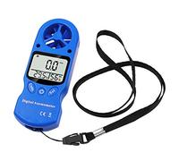 aqxreight Handheld Anemometer Digital Wind Speed Meter 0.3~30m/s 14℉ to 122℉ Wind Temperature Meter Humidity The Temperature Is for Is Measurement Range for Product Speed (Blue)