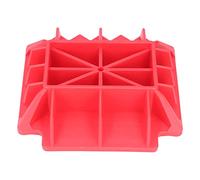 aqxreight Hard Nylon Red Serrated Alleviate Base Pad Replacement for XTREME OffRoad Lifting Jacks, Compatible with Full Cast, Cast/Steel, UTV, & Agricultural Jacks