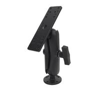 aqxreight High Strength C Type Fish Finder Mount - 1.5 Inch Ball Head Long Arm Marine Electronics Mount for GPS and Fish Finder Replacement (15cm / 5.9in Aluminum Alloy Rod)