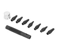aqxreight Hole Punch Set Changeable Head Round Leather Craft Tool Combination Steel 2?5mm After Heat Durable Which High Steel Made Set Is Is 45# Punch and Hole SetLeather