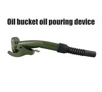 aqxreight Hose Fluid Control System Metal Fueling Nozzle Spout Petrol Fuel Nozzle Steel Reusable Easy Life. to Easy Rubber with Fuel and Oily Angles from HoseFueling NozzlePe