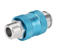 aqxreight HSV 15 Aluminum Hand Slide Valve G1/2 Thread Control for Pneumatic Systems Anodized Finish with Sliding & Large Circulation Area