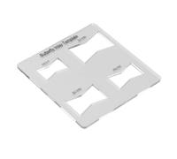 aqxreight Inlay Template Acrylic Bowtie Router Template for Woodworking Furniture Repair Reinforcement Wooden Acrylic in Resistant Breakage Crafted Inlay Woodworking Router