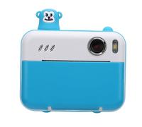 aqxreight Instant Film Camera with 2.4inch Screen, Dual HD Cameras, MP3 Player, and Fun for Photography (Sky Blue)