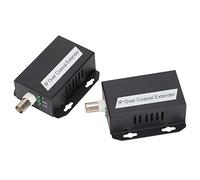 aqxreight IP Extender Ethernet Adapter with 500M BNC and 100M RJ45 Transmission, Plug and Play Two Way Communication, Compact Design and Effective Heat Dissipation for
