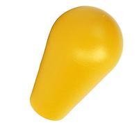 aqxreight Joystick Head M6 Interface Oval Rocker Top Ergonomic ABS Gaming Handle Replacement for Enhanced Control and Durability (Yellow)