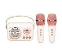 aqxreight Karaoke Machine Multifunction Enhanced Bass 6 Modes Portable PA Speaker System with Mic for Kids and Adults At the Provide Clear Karaoke MachineBluetooth PA Speaker SystemKaraoke