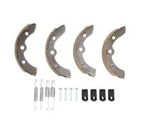 aqxreight Kart Brake Shoe Kit, Drum Brake Shoe Spring Kit, Includes 4 Brake Shoes, 4 Springs, 4 Clamps, and 4 pins. Suitable for 1995 and Later DS Precedent