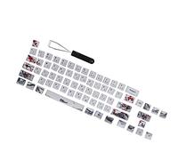 aqxreight Key PBT 5Sided Sublimation 7 Keys Keyboard for Mechanical Optical Keyboards Feature Ultra-thick Design That Exceptional du Gam KeycapsKeyboard (English-Japanese)