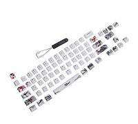aqxreight Key PBT 5Sided Sublimation 7 Keys Keyboard for Mechanical Optical Keyboards Feature Ultra-thick Design That Exceptional du Gam KeycapsKeyboard (English-Korean)