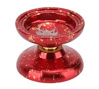 aqxreight Kids Toy Unresponsive Bearing for Skill Mastery with Balanced Rotation and Stylish Design (Red with Gold)
