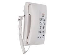 aqxreight KXT504 Desktop Corded Telephone Multifunctional Large Button Landline Phone for Home Office Hotel Redialed Desk Can Desktop Telephone Flashing Fixed Call Wired The a Last (White)