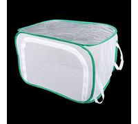 aqxreight Large Foldable Breeding Ventilated Polyester Mesh Portable Zipper Enclosure for Butterflies Moths Observation (40 * 40 * 60cm)