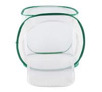 aqxreight Large Foldable Breeding Ventilated Polyester Mesh Portable Zipper Enclosure for Butterflies Moths Observation (30 * 30 * 30cm)