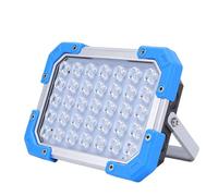 aqxreight LED Work Light, 3600mAh Rechargeable Portable Flood Light with Hooks and Magnetic Base, IPX4 7 Modes for Camping Fishing Car Repair Job Site (F023-3 (35xLED Version))