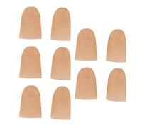 aqxreight Light Up Finger Tips 3V 40mAh Battery Powered Performance Prop Great for Halloween Concerts and Nightclubs Adult Sized PVC Fake Finger Lights (Colorful)