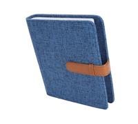 aqxreight Linen Hardcover 3 Inch Photo Album Large Capacity 288 Pockets Photos Linen Cover Album for 12 11 7 for 11 Fit Fit 12 3 for 12Linen Hardcover Album288 L (Deep Blue)