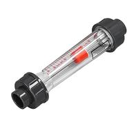 aqxreight Liquid Flowmeter ABS Stable Alkali Resistant Pipe Flowmeter for Light Industry Medium a of Measuring of Measure Is This Control to Range