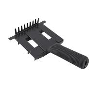 aqxreight Livestock Shedding Comb Cattle Hair Brush Tool Dual Sided Teeth for Cow Sheep Horse with ABS Iron Grooming Massage Itch Relief