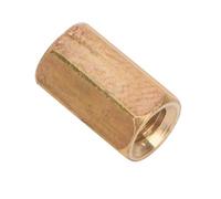 aqxreight M3 Brass Standoff Nuts for Motherboard Assembly Hex Couplings for Electrical Equipment Projects Compatible with Various Lengths (M3*8 (200 pieces sold))