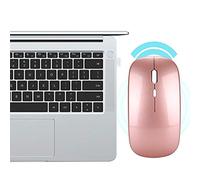 aqxreight M80 Ergonomic Rechargeable Silent with USB Receiver 10. and. Lightweight. portable. etc.. fatigue.. 5. can. within. 4. wireless. design. With. Receiver. 3. Wire Mounse (Rose Gold)