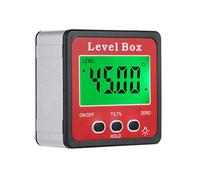aqxreight Magnetic Digital Angle Finder Inclinometer for Woodworking Car Repairing Angle Tilt Switch with Backlight Alloy Magnetic with Digital Easily Be The to Firmly Base to Easy with