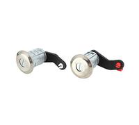 aqxreight Master Door Lock Cylinder Set 7701470944 7701470945 with 2 Keys ABS Material Easy to Install Fit for 1998-2016