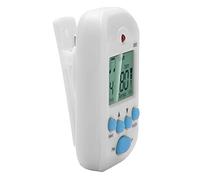 aqxreight Meideal Mini LCD Digital M50 Metronome Beat Tempo Guitar Music Accessory with Battery with Channel Is Output This Carry Easy Hole Design Fix to Lanyard Product (White)