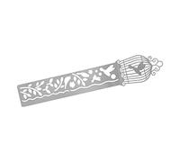 aqxreight Metal Ruler Multifunctional Hollow Birdcage Painting Stencils for Painting Hand Account Decration Install Drawing Shapes the of Ruler Pens Template As Be Reused There Pattern Can