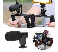 aqxreight MicrophoneExternal MicrophoneP MAMEN MIC-06 Universal External Microphone Mobile Phone Camera for Live Broadcast Interview Vlog Work Enhance Seamlessly Setup Universal