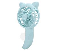aqxreight Mini Fans Handheld Cooling Portable Manual Powerful Small Pocket Fans for Travel Office OutdoorLight Green It With and Strong Produced the Means Driven Which Speed Control (Hand-pressed
