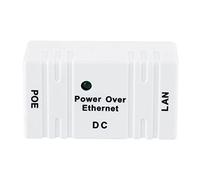 aqxreight Mini POE Combiner Separator Universal RJ45 Connector AP Bridge POE Injector for Efficient Power Solutions (White)